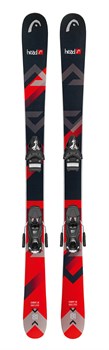 Детские лыжи Head The Jr. Caddy SW + ATTACK² 11 GW BRAKE 90 [L] (314067+114141), black/red - фото 10598
