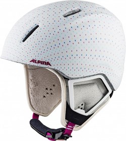 Детский шлем Alpina CARAT XT white-polka matt - фото 10780