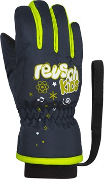 Перчатки горнолыжные REUSCH 2021-22 Kids Dress Blue/Safety Yellow - фото 20213