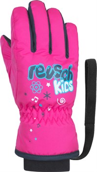 Перчатки горнолыжные REUSCH 2021-22 Kids Pink Glo - фото 20221