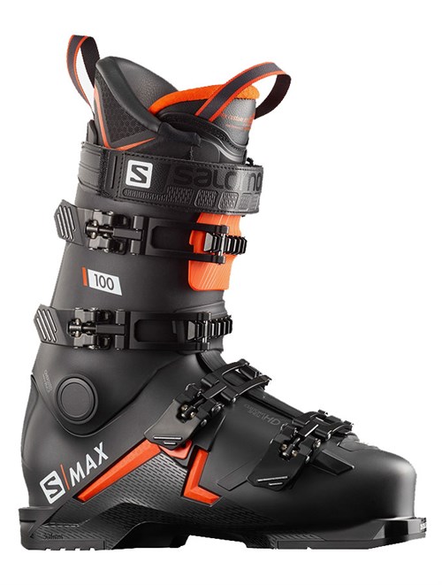 Горнолыжные ботинки  SALOMON S/MAX 100 black-orange - фото 25699