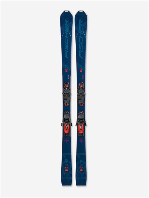 Горные лыжи с креплениями FISCHER 2022-23 RC One 82 GT TPR + крепления RS10 GW  BLACK/WHITE/YELLOW - фото 30844