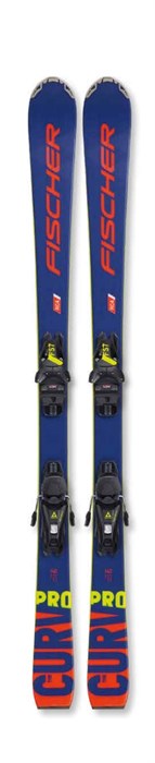 Горные лыжи с креплениями FISCHER 2022-23 THE CURV PRO JRS  + крепления FS4 GW CA JRS - фото 30894