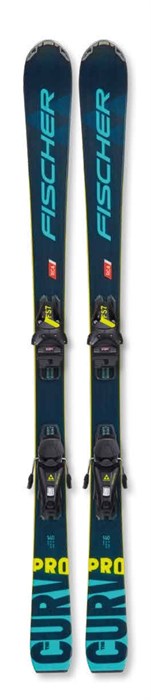 Горные лыжи с креплениями FISCHER 2022-23 THE CURV PRO JRS  + крепления FS4 GW CA JRS BLACK - фото 30897