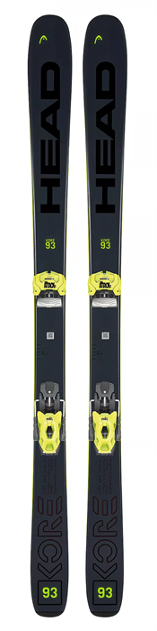 Горные лыжи Head Kore 93 + крепления ATTACK 11 black-yellow - фото 31770