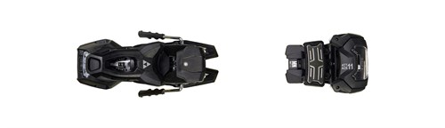 Горнолыжный крепеж под сверловку с кондуктором  FISCHER ATTACK 11 MN W/O BRAKE  SOLID BLACK - фото 33050