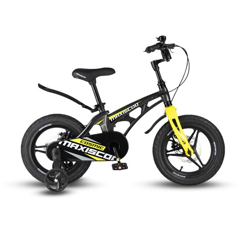Велосипед детский Maxiscoo COSMIC Deluxe Plus 14'' Мокрый Антрацит (2024) - фото 33869