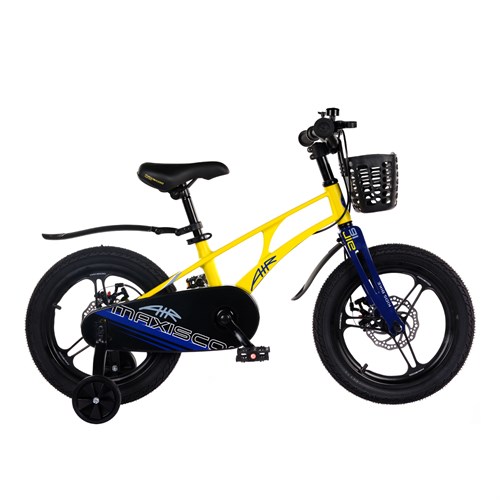Велосипед детский Maxiscoo AIR Pro 16'' Желтый Матовый (2024) - фото 33901
