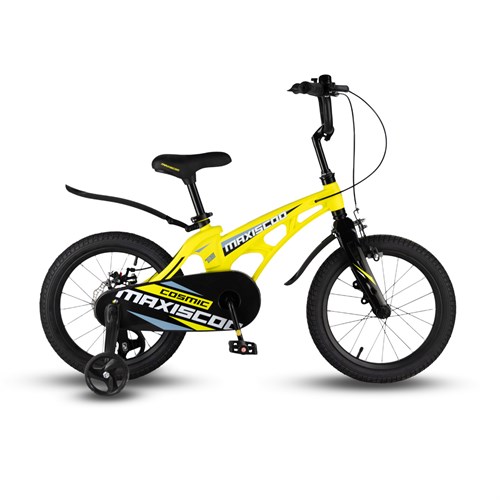 Велосипед детский Maxiscoo COSMIC Стандарт 16 '' Желтый Матовый  (2024) - фото 34109