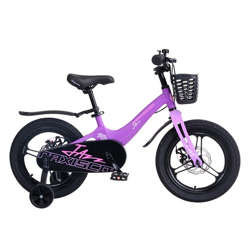 Велосипед детский Maxiscoo JAZZ Pro 16'' Фиолетовый Матовый (2024) - фото 34157
