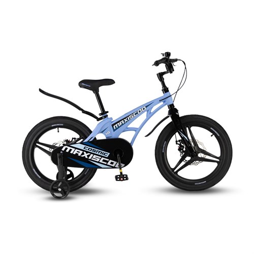 Велосипед детский Maxiscoo COSMIC Deluxe 18''Небесно-Голубой Матовый (2024) - фото 34381
