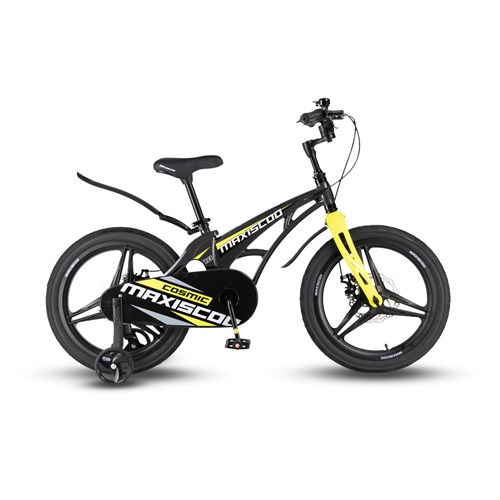 Велосипед детский Maxiscoo COSMIC Deluxe 18'' Мокрый Антрацит (2024) - фото 34397