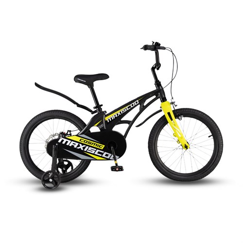 Велосипед детский Maxiscoo COSMIC Стандарт 18'' Мокрый Антрацит (2024) - фото 34477