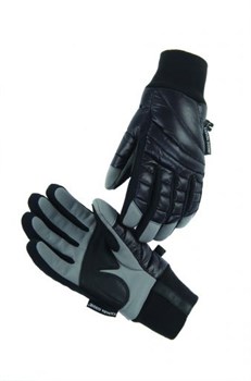 Женские перчатки Canada Goose Ladies Hybridge Gloves, Black/Mid Grey (распродано) - фото 4012