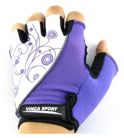Женские велосипедные перчатки, VG 927 white/violet - фото 6037