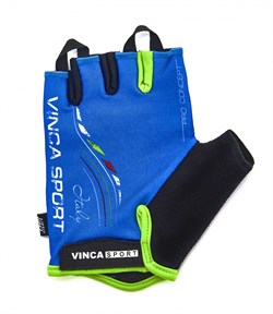 Перчатки велосипедные Vinca, ITALY, Blue - фото 8602