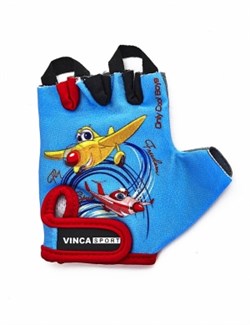 Детские велосипедные перчатки Vinca, plane red - фото 8604