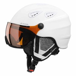 Горнолыжный шлем Alpina GRAP Visor HM white matt - фото 9563