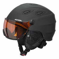 Горнолыжный шлем Alpina GRAP Visor HM, black matt - фото 9565