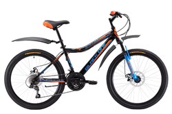 Велосипед Black One Ice 24D, сине-оранжевый (распродано) - фото 9948