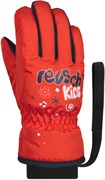 Перчатки горнолыжные REUSCH 2021-22 Kids Fire Red/Dress Blue/White