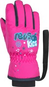 Перчатки горнолыжные REUSCH 2021-22 Kids Pink Glo