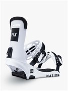 Крепления для сноуборда мужские FIX Nation Series White