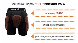 Защитные шорты PROSURF PS04 PROTECTION SHORT