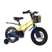 Велосипед Детский Maxiscoo AIR Pro 14"  Желтый Матовый (2024)