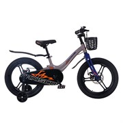 Велосипед детский Maxiscoo  JAZZ Pro 18'' Серый Жемчуг (2024)