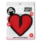 Наклейка на доску CRAB GRAB  MEGA HEART	RED - фото 31766