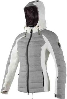 Женская горнолыжная куртка Dainese Ventina Jacket Lady Grey-Melange/White - фото 10543