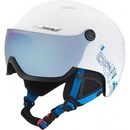 Горнолыжный шлем Bolle B-YOND VISOR cat 3  -  WHITE & BLUE/Grey Blue 54-58 - фото 15399