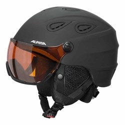 Горнолыжный шлем Alpina GRAP Visor HM, black matt 57-61 - фото 15850