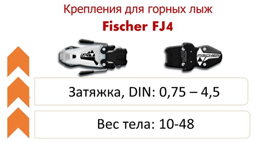 Fischer	FJ4 AC 74 [K]	SOLID BLACK/WHITE - фото 25335