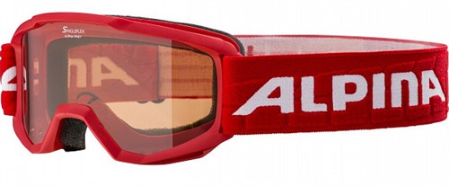 Горнолыжная маска Alpina  Piney	Red SH S2 (6-9) Red - фото 26425