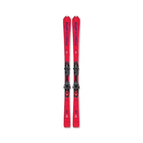 Горные лыжи с креплениями FISCHER 2021-22 Rc One 72 Mf + RS10 GW POWERRAIL BRAKE 78 [G] SOLID BLACK/WHITE/RED - фото 28873