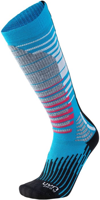 Носки сноубордические женские UYN LADY SKI SNOWBOARD SOCKS Turquoise/Black - фото 37899