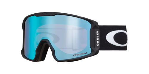 Маска Oakley Line Miner L prizm snow sapphire iridium Lenses,  matte black Strap - фото 38651