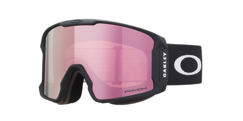 Маска Oakley Line Miner L prizm rose gold iridium Lenses,  matte black Strap - фото 38656