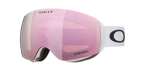 Маска Oakley FlightDeck M prizm rose gold iridium Lenses,  matte white Strap - фото 38681