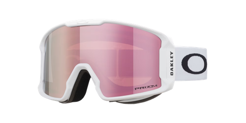 Маска Oakley Line Miner M prizm rose gold iridium Lenses,  matte white Strap - фото 38689