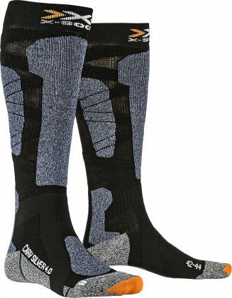 Носки X-SOCKS Carve Silver 4.0 Black/Blue Melange - фото 42154