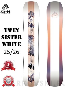 Сноуборд Jones Twin Sister White 2025-26 12770 - фото 42473