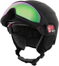 Шлем с визором ALPINA Alto Qv Black Matt/Cobalt Geen S2-3 12899