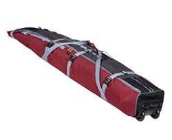 Чехол для горных лыж на колесах COURSE ОПТИМА 180см (дуэт) Красный 12957