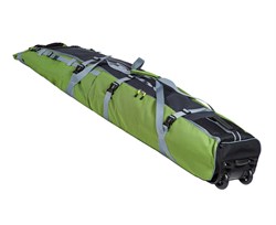 Чехол для горных лыж на колесах COURSE ОПТИМА 180см (дуэт) Зеленый 12958