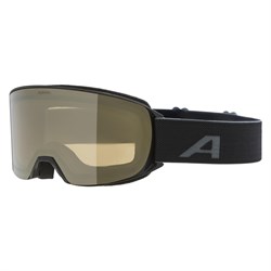 Маска горнолыжная ALPINA Nakiska Q-Lite Black Matt/Q-Lite Gold S2 13000