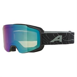 Маска горнолыжная ALPINA Taos Q-Lite Black-Willow/Green Matt/Q-Lite Green S2 13001