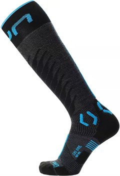 Носки UYN MAN SKI ONE MERINO SOCKS  G439 Anthracite/Turquoise 13008